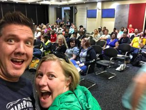Tracy and I at SPS Johannesburg
