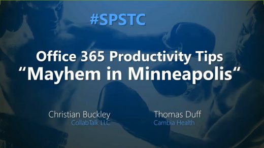 Office 365 Productivity Tips Mayhem in Minneapolis