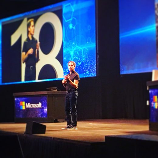 Jeff Teper keynote during SPC18 and SharePoint Virtual Summit in Las Vegas