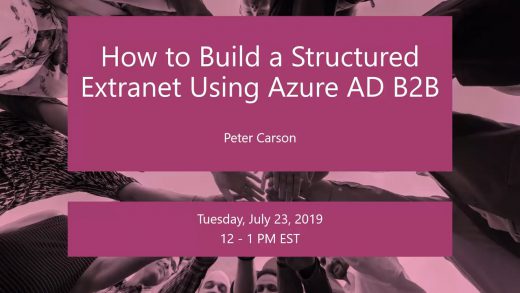 Extranet User Manager presentation for MUGUT