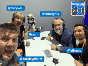 CollabTalk Podcast at #MSIgnite 2019 with @tracyvds @rizinsights @elbruno @buckleyplanet and Braam