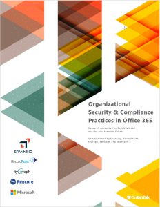 Organizational Security and Compliance Practices in Office 365