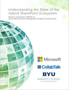 Understanding the State of the Hybrid SharePoint Ecosystem_research report