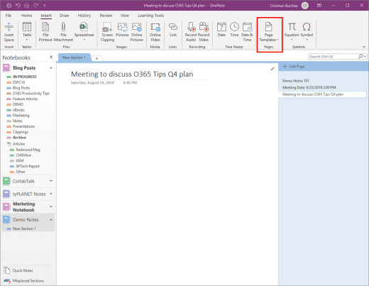 Jumpstart Note-taking with OneNote Templates – buckleyPLANET