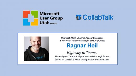 Ragnar Heil webinar for MUGUT and CollabTalk on content migrations