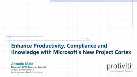 Antonio Maio presentation for MUGUT on Project Cortex