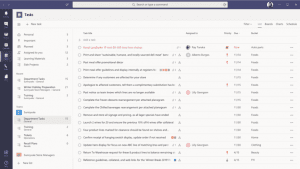 New task management view in Microsoft Teams