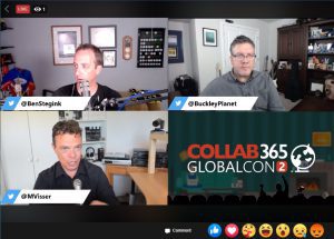 Keynote panel discussion with Christian, Maarten, and Ben for GlobalCon2