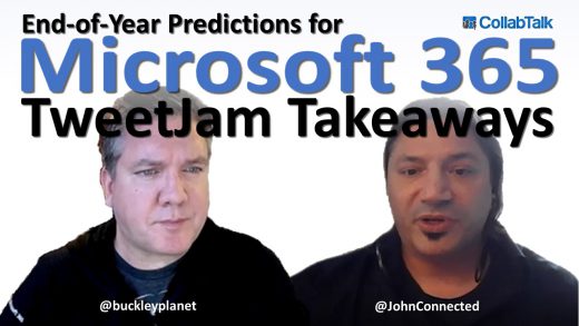 End-of-Year Predictions for Microsoft 365 tweetjam takeaways with AvePoint's John Peluso