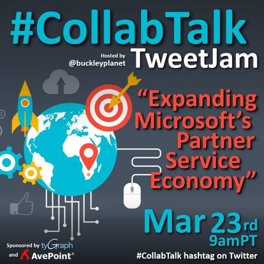 #CollabTalk TweetJam for March 23rd, 2021 on Expanding Microsoft's Partner Service Economy