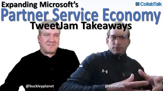 CollabTalk TweetJam summary with Jason Beal on Expanding Microsoft's Partner Service Economy recorded March 23rd, 2021
