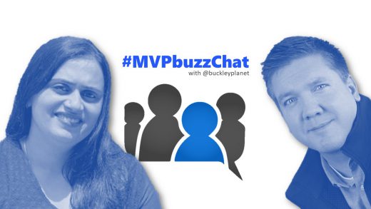 #MVPbuzzChat Episode 117 with Developer Technologies MVP Poornima Nayar recorded May 12, 2021