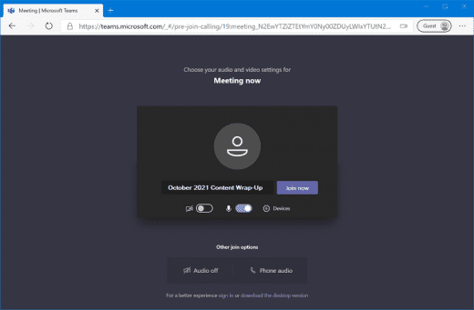 October 2021 Content Wrap-Up