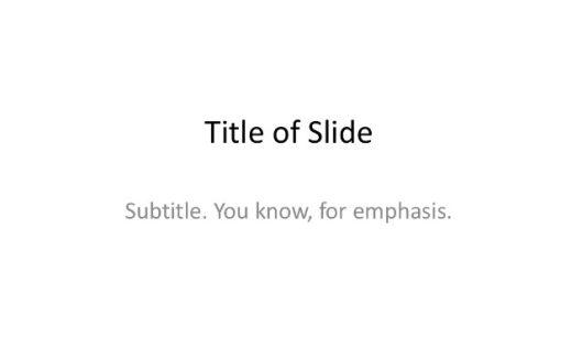 title of slide
