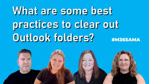 What are some best practices to clear out Outlook folders? #M365AMA