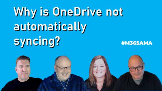 Why is OneDrive not automatically syncing? #M365AMA