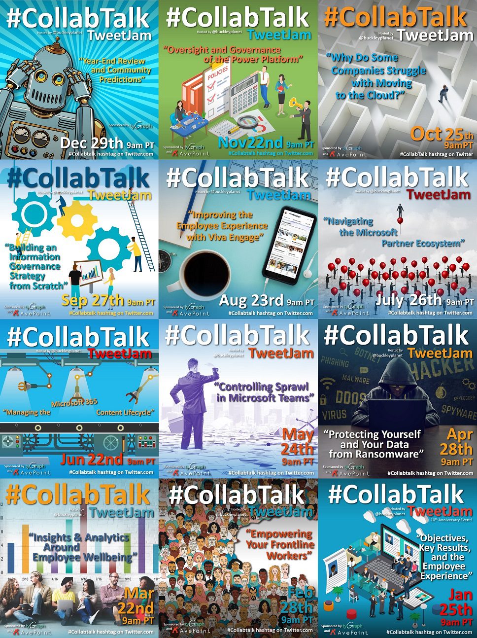 #CollabTalk TweetJam artwork for 2022