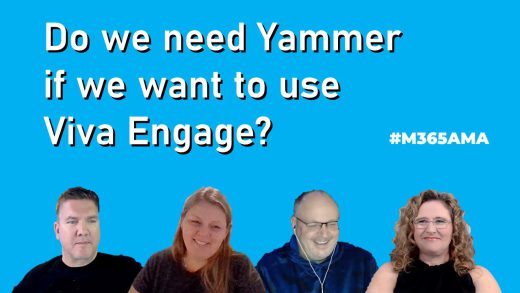 Do we need Yammer if we want to use Viva Engage? #M365AMA