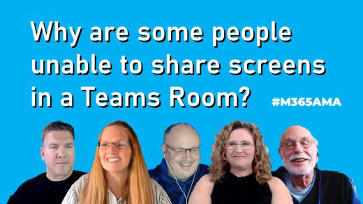 Why are some people unable to share screens in a Teams Room? #M365AMA