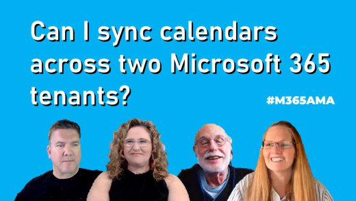 Is there a way to sync calendars across two Microsoft 365 tenants? #M365AMA