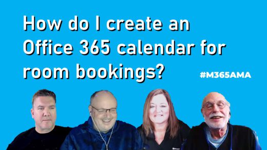 How do I create an Office 365 calendar for room bookings? #M365AMA