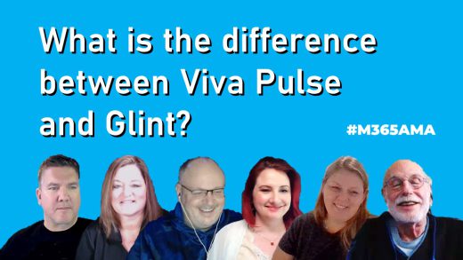 What is the difference between Viva Pulse and Glint? #M365AMA