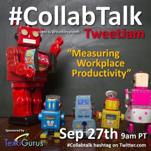 September 2023 CollabTalk TweetJam on "Measuring Workplace Productivity"