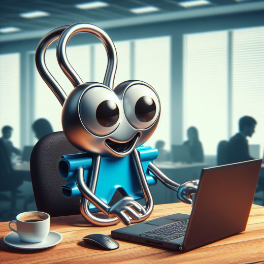 Paper clip creature using ChatGPT