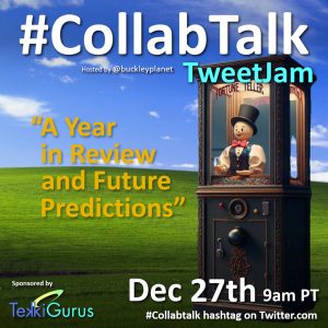 End of Year CollabTalk TweetJam reviewing 2023 news and making 2024 predictions