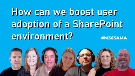 How can we boost user adoption of our SharePoint environment? #M365AMA