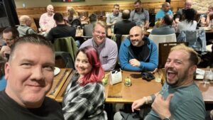 Speaker and sponsor dinner at CollabDays Utah