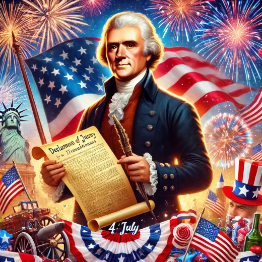 Thomas Jefferson on the 4th of July