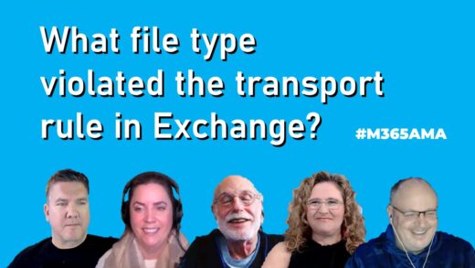 What file type violated the transport rule in Exchange? #M365AMA