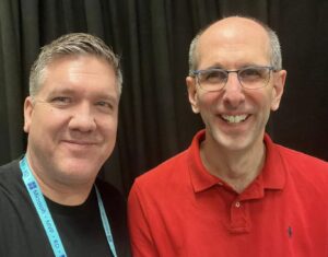 Christian Buckley with Microsoft EVP Scott Guthrie