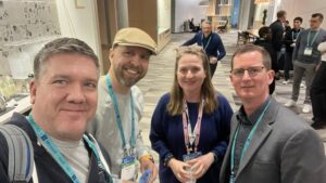 RD Summit selfie with Maarten, Tina, and Eric