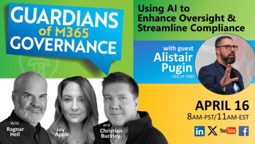 Guardians of M365 Governance Ep.16 with Alistair Pugin