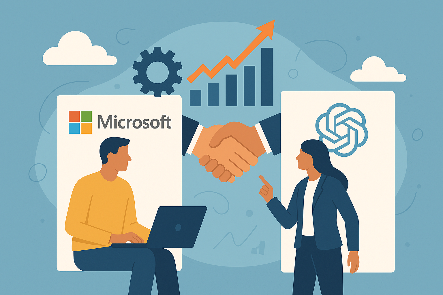 The Next Chapter in the Microsoft and OpenAI Partnership