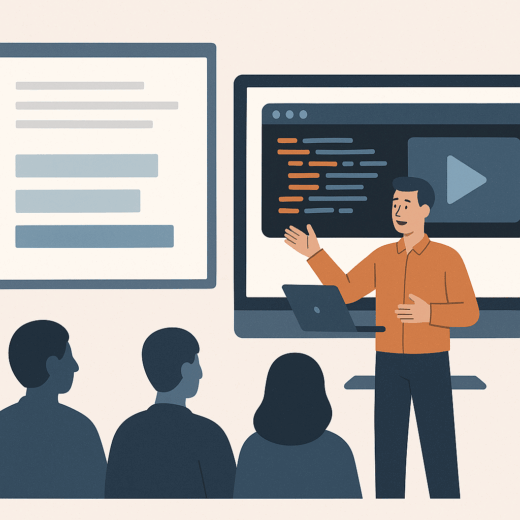 Demos may dazzle, but slides bring structure.