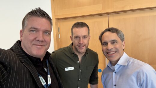 Me, Kevin Monahan, and Jeff Teper at ESPC25 in Dublin