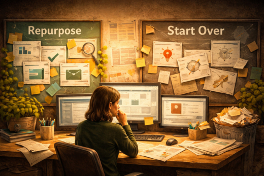 Content Strategy - When to Repurpose and When to Start Over