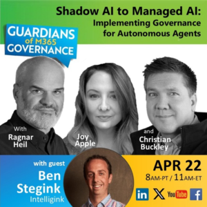 Shadow AI to Managed AI: Implementing Governance for Autonomous Agents (#GoM365gov Ep.28)