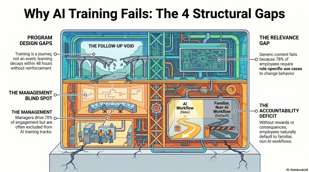 Why AI Training FGails - The Structural Gaps
