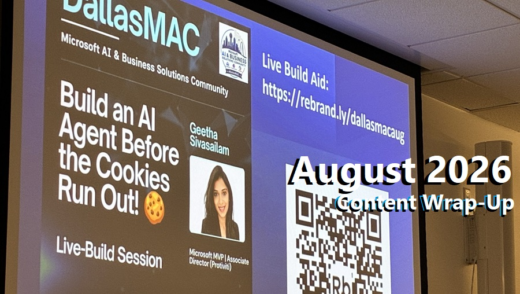 August 2026 Content Wrap-Up