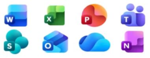 Microsoft Office newer product logos